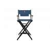 Porta Brace Location Chair | Black Finish, Signature Blue Seat | 30-inch