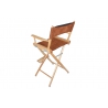 Porta Brace Location Chair | Natural Finish, Ultra Suede Seat | 30-inch