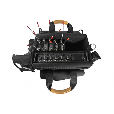 Porta Brace Audio Organizer | Includes AH-2H Harness (no strap) | Sound Devices 664 | Black