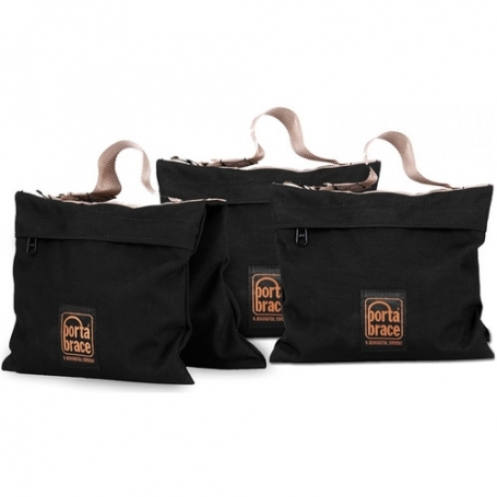 Sand Bag - Empty Set of 3 | Black | 15-pounds