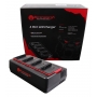 Berenstargh Chargeur 4 canaux simultanés 8.4V/16.8V pour Sony BP-U60, 16.8V