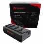 Berenstargh Chargeur 4 canaux simultanés 8.4V/16.8V pour Sony NP-F960, 8.4V