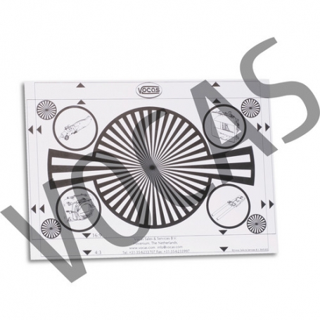 Vocas Backfocus / white card 210 x 148,5 mm A5