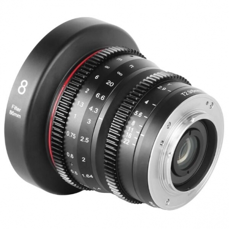 Meike Objectif 8mm T2.9 MFT