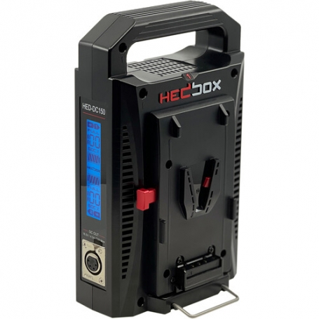 Hedbox Chargeur LCD 2 canaux simultanés pour batteries V-Mount