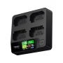 Accsoon Chargeur rapide NP-FZ100 Toprig 100W 4 baies