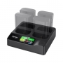 Accsoon Chargeur rapide LP-E6 Toprig 100W 4 baies