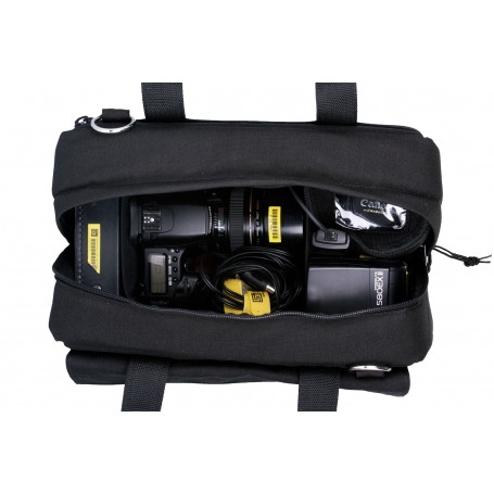 Sac de transport version noire/rouge pour caméra DSLR