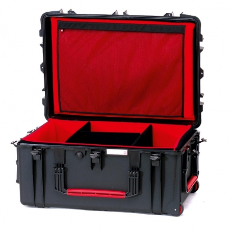 Valise étanche avec cloisons de séparation amovibles