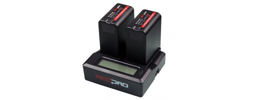  Central Video -  Chargeurs -  Digial Battery Charger DC Power Supply  CHARGEUR DOUBLE REDPRO RP-DC50  Kit Chargeur Batterie Dig