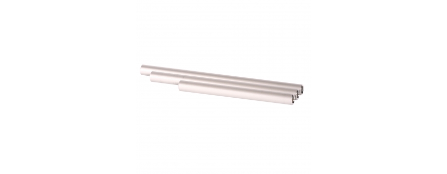  Central Video -  Rails - Tubes -  1 tube carbone de 15mm de diam de longueur : 160mm  1 tube carbone de 15mm de diam de longueu